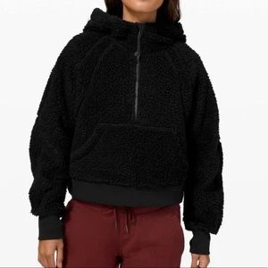 Lululemon Black Sherpa Scuba Hoodie